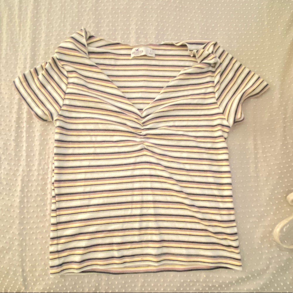 Tshirt w colorful stripes